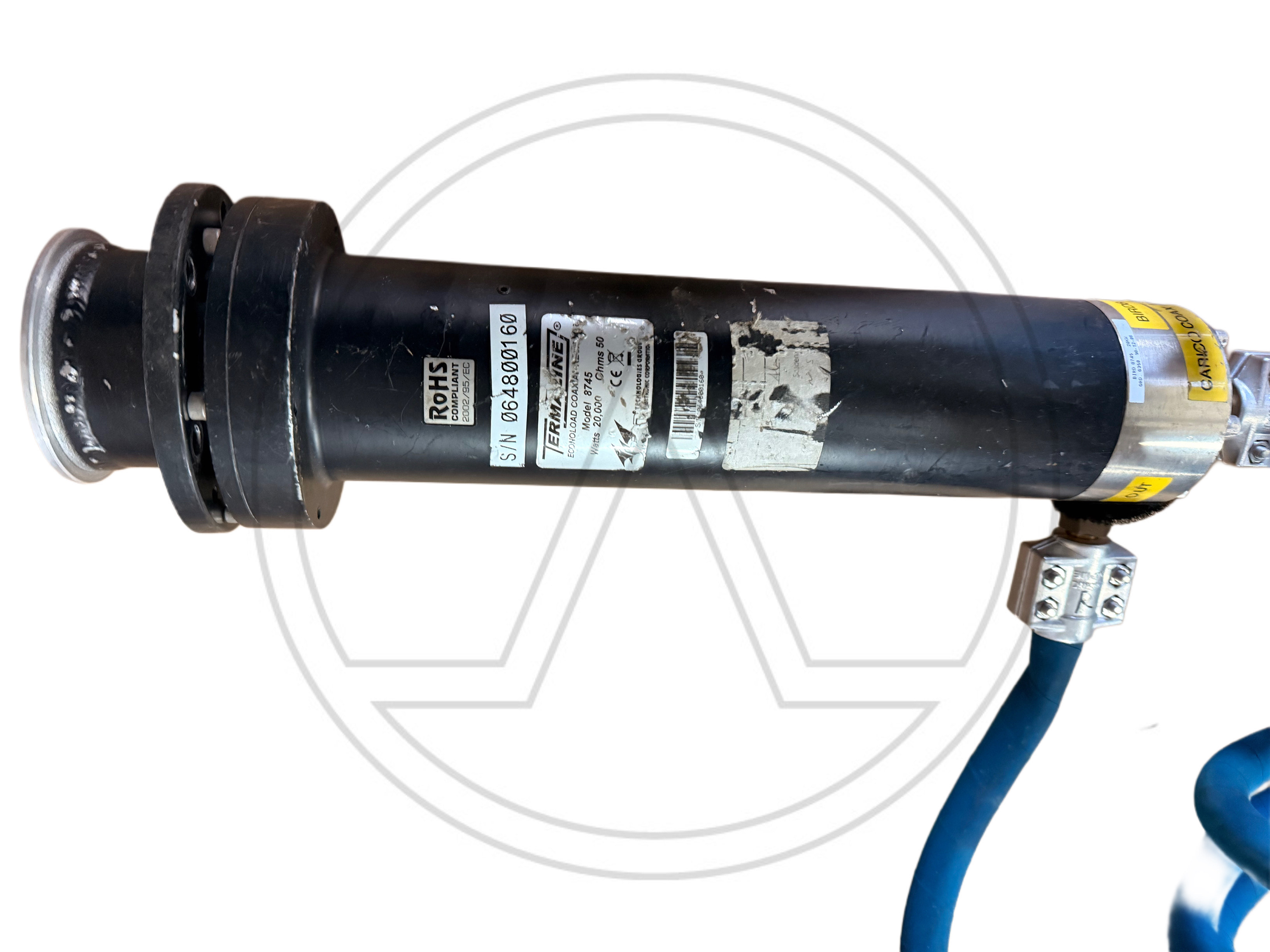 BIRD-TERMALINE-ECONOLAD-COAXIAL-RESISTOR-MODEL-8745-20-KW-E-50HM-METAF-