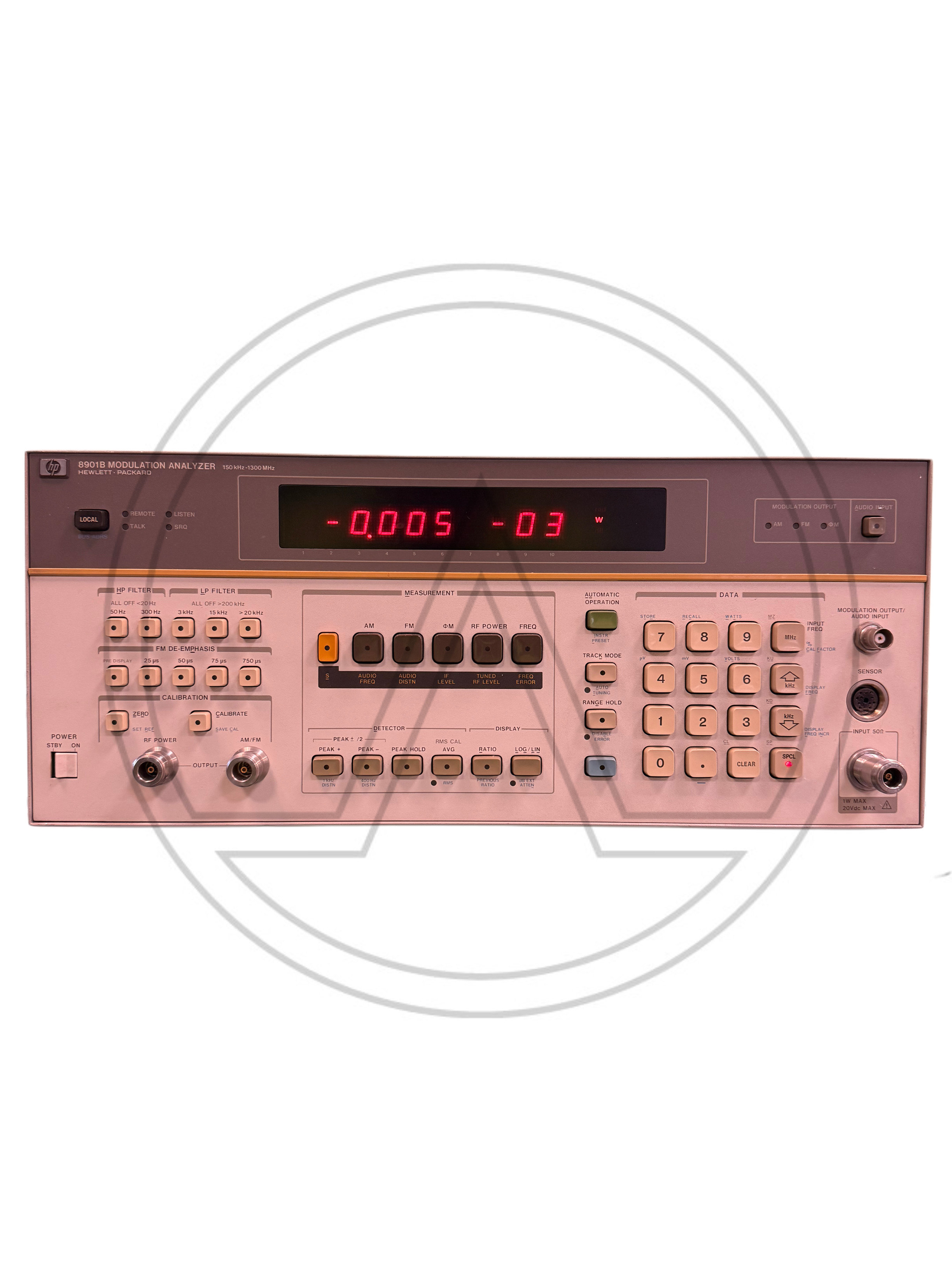 HP-8901B-MODULATION-ANALYZER-150KHZ-1.3GHZ-METAF-